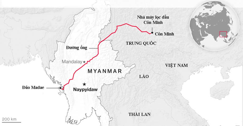 duong ong dan dau Con Minh